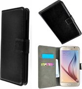 Samsung Galaxy S6 Wallet Bookcase hoesje Zwart