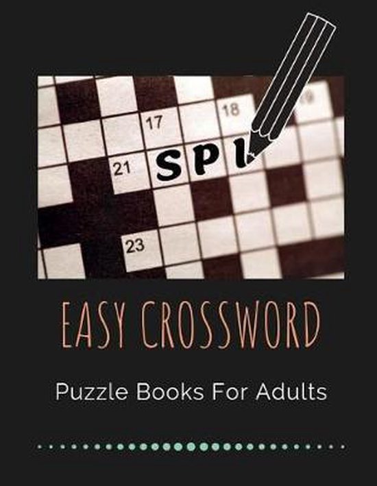 Easy Crossword Puzzle Books For Adults, Erin S Gore 9781095843468