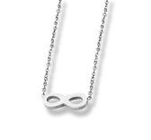 Amanto Ketting Emer - 316L Staal PVD - Infinity - 13x5mm - 43+5 m