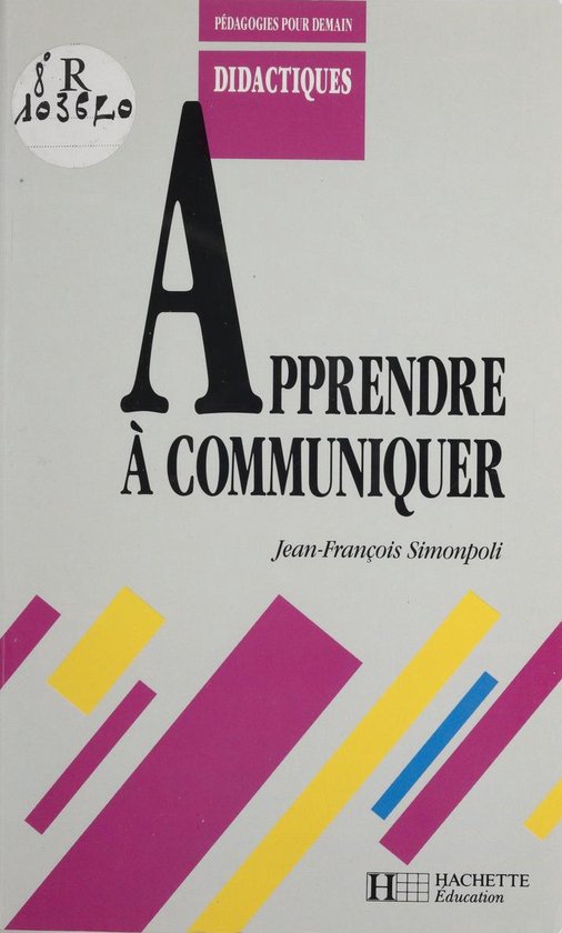Apprendre à communiquer - cover