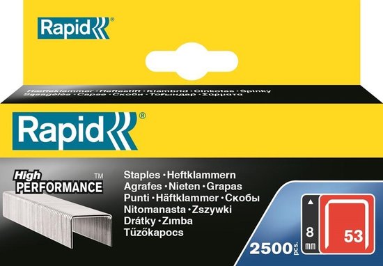 Rapid - Nieten Typ 53 - 10 mm 2500ST 11858825 | bol.com