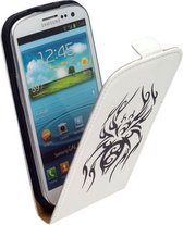 Flip Case Cover Cover Samsung Galaxy S3 Spider Tattoo