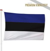 Estlandse Vlag Estland 150x225cm - Kwaliteitsvlag - Geschikt voor buiten