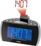 AEG MRC 4119 P - wekkerradio met projectie - zwart