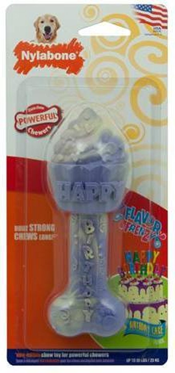 Nylabone top birthday bone