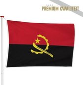 Angolese Vlag Angola 150x225cm - Kwaliteitsvlag - Geschikt voor buiten
