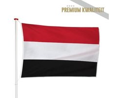 Omslag van Jemenitische Vlag Jemen 200x300cm - Kwaliteitsvlag - Geschikt voor buiten