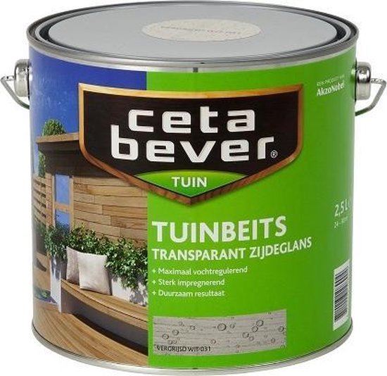 Cetabever Transparante Tuinbeits 2,5 liter - Vergrijsd | bol.com