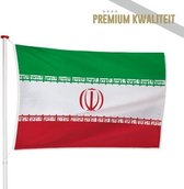 Iraanse Vlag Iran 200x300cm - Kwaliteitsvlag - Geschikt voor buiten