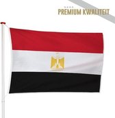 Egyptische Vlag Egypte 40x60cm - Kwaliteitsvlag - Geschikt voor buiten