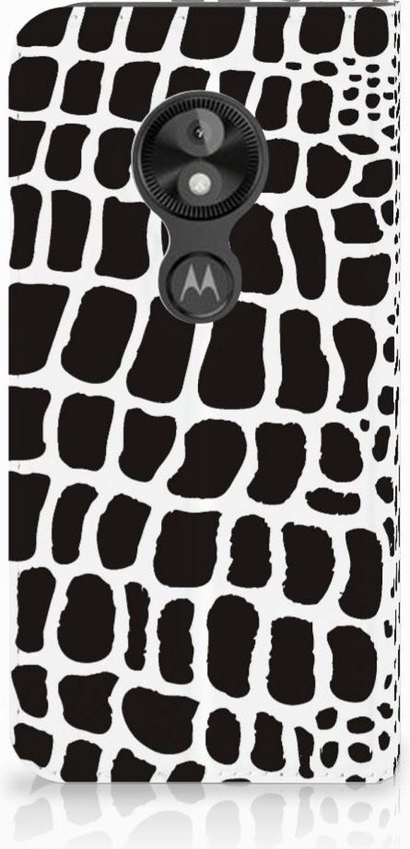 Motorola Moto E5 Play Uniek Standcase Hoesje Slangenprint