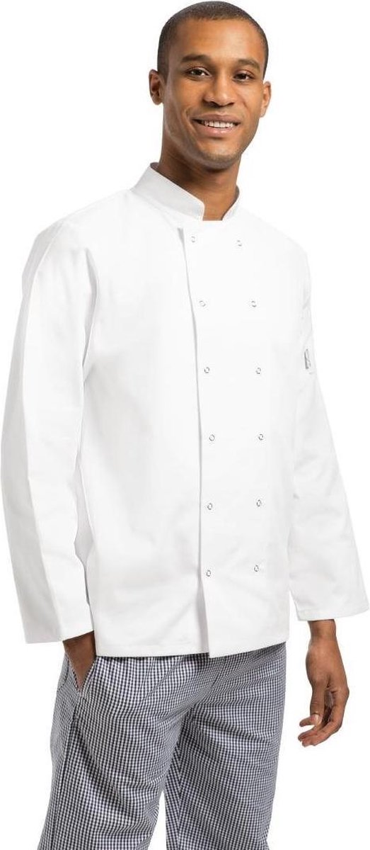 Whites Chefs Clothing Koksbuis Vegas Lange Mouw Wit ( Maat L ) - Whites Chefs Clothing