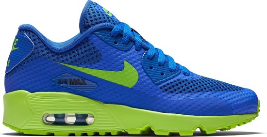 Nike Air Max 90 BR (GS) Sneakers - Maat 39 - Jongens - blauw/groen | bol