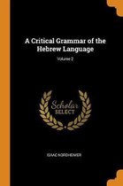 A Critical Grammar of the Hebrew Language; Volume 2