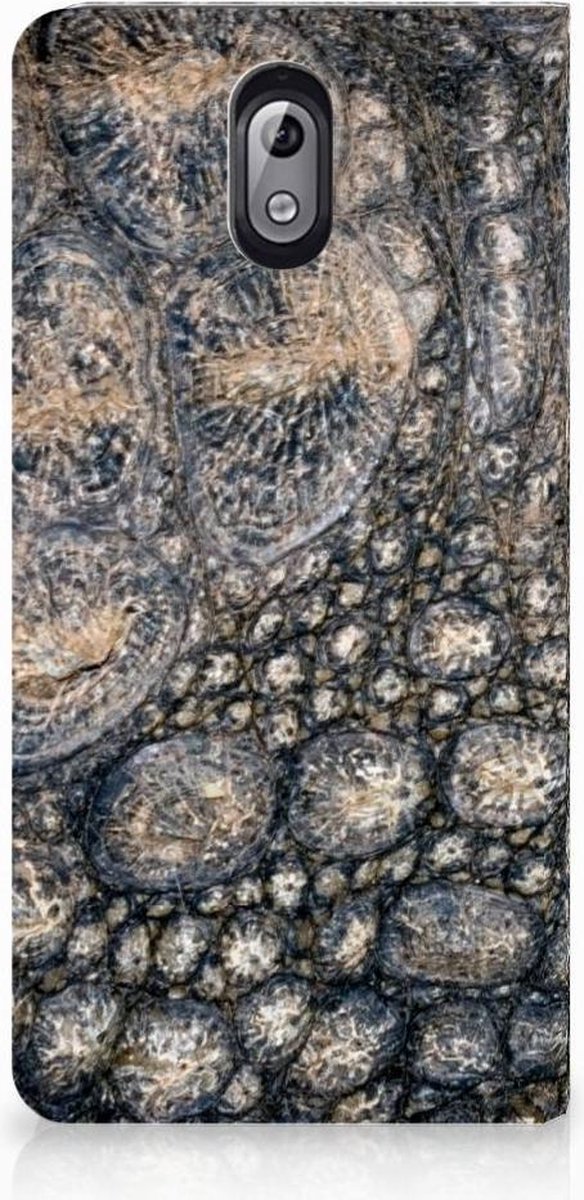 Nokia 3.1 (2018) Hoesje maken Krokodillenprint
