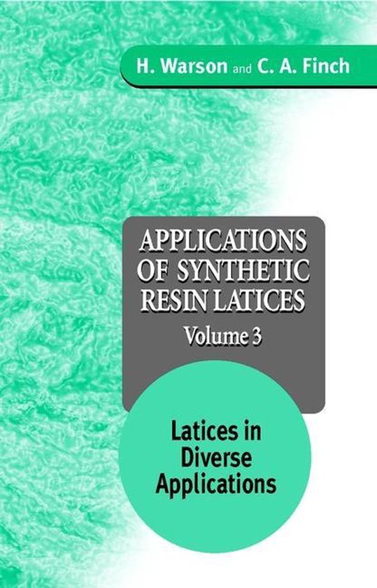 Applications of Synthetic Resin Latices - cover