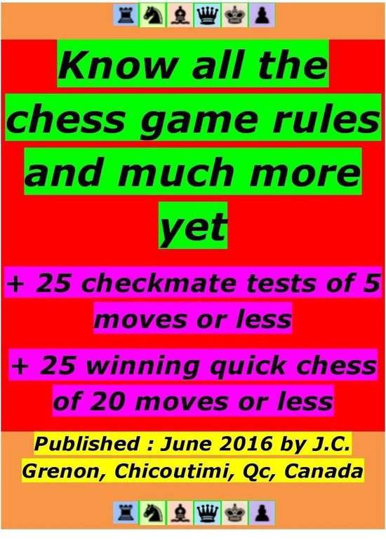 Know all the chess rules and much more - cover