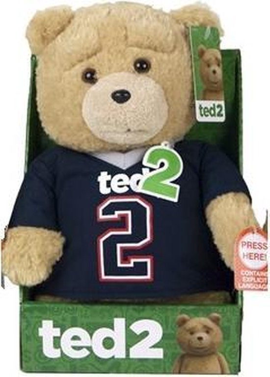 opraken Verbonden Rondlopen Ted 2 - American Football Engelstalig Pratende Knuffel 28 cm | bol.com