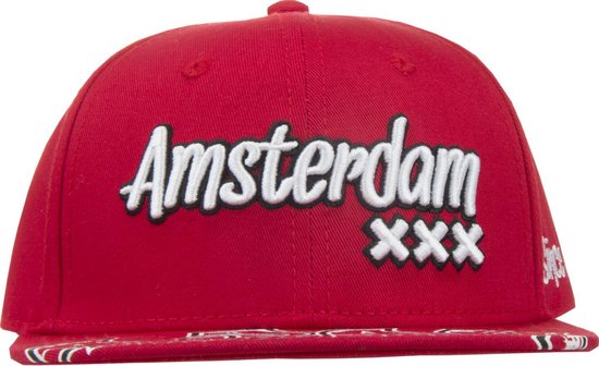 Ajax cap - rood - maat 10-11 jaar