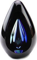 Glasobject Premium Mini urn glas Diamond Black-blue