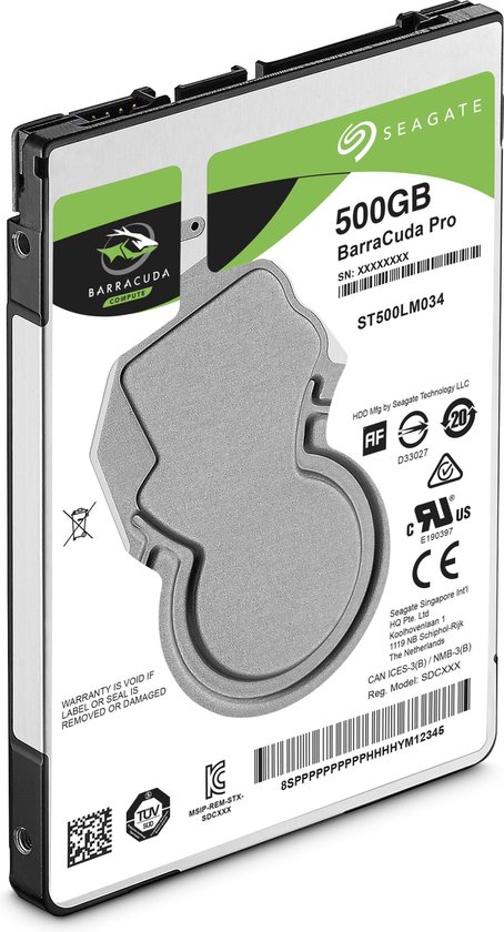 Hard Drive Seagate ST500LM034 3,5" 2,5" 500 GB SSD 2,5"