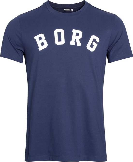 Bjorn Borg Berny heren sportshirt - donker blauw - maat S
