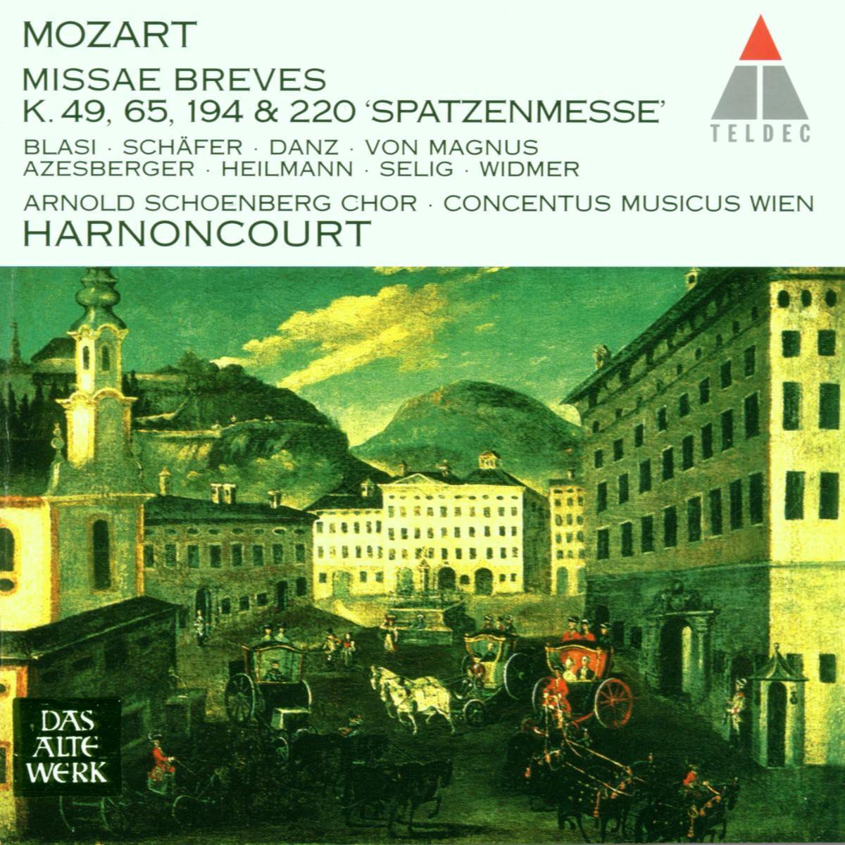 Mozart: Missae Breves / Harnoncourt, Concentus Musicus