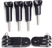 3 Way Pivot Arm Assembly Extension+4x thumb knob for SJCAM SJ4000 SJ5000 Gopro