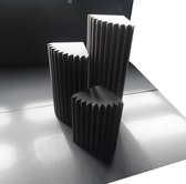 Basstrap (antraciet), 30x30x100CM, 2 stuks.