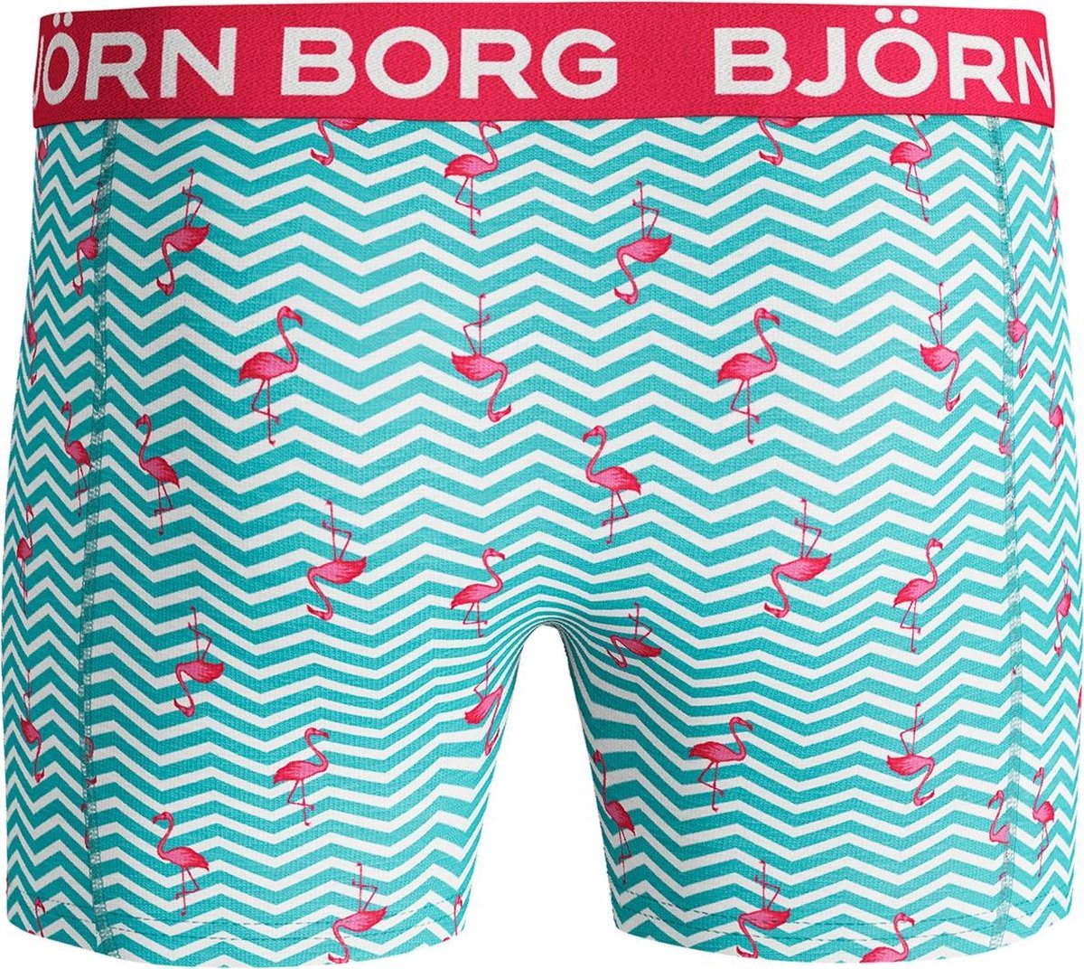 Bjorn Borg - Heren - 2-Pack Flamingo Boxershorts - Multicolor - L | bol.com