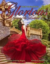 Adult Coloring Books Glorious Gowns & Dresses 2