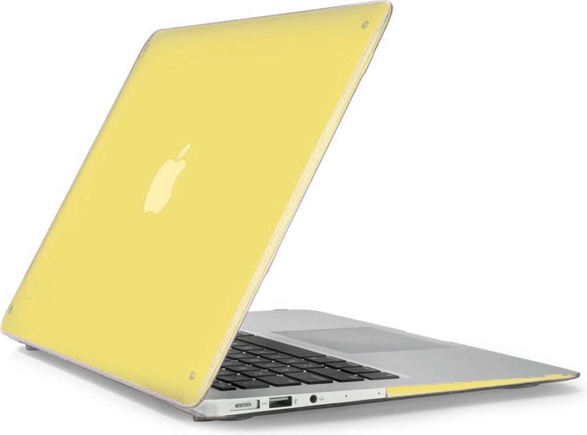 Qatrixx Macbook Air 11  inch Hard Case Cover Laptop Hoes Geel/Yellow - Qatrixx
