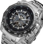 WINNER herenhorloge kast: Chroom band: RVS 40mm (productvideo)