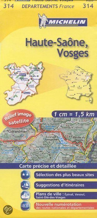 Cover van het boek 'Haute-Saône, Vosges' van  Nvt