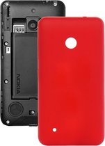 iPartsBuy for Nokia Lumia 530 Solid Color Plastic Battery Back Cover(Red)