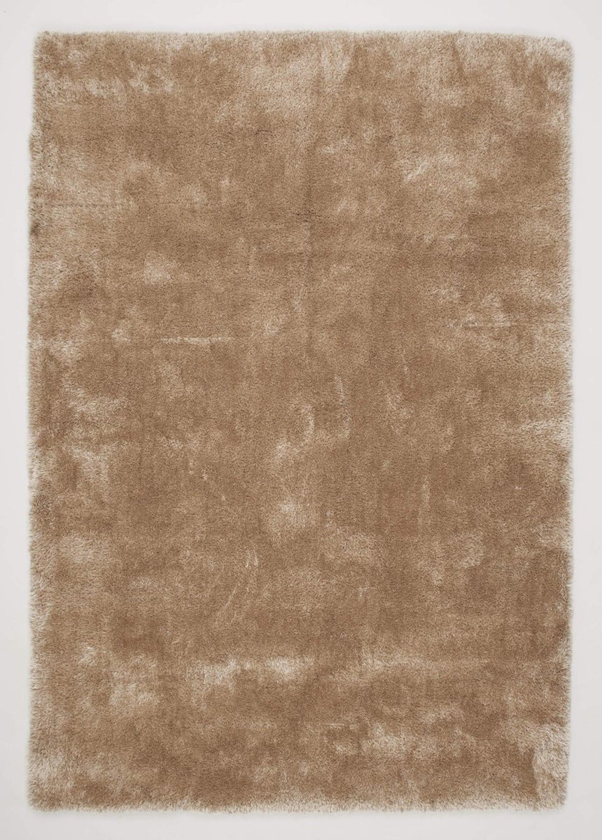 DÉJA Living Vloerkleed 130x190cm - Hoogpolig Beige Stof - Lavar