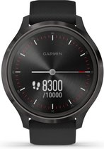 Garmin Vivomove 3 Hybrid Smartwatch - Echte wijzers - Verborgen touchscreen - Connected GPS - Gunmetal/Black