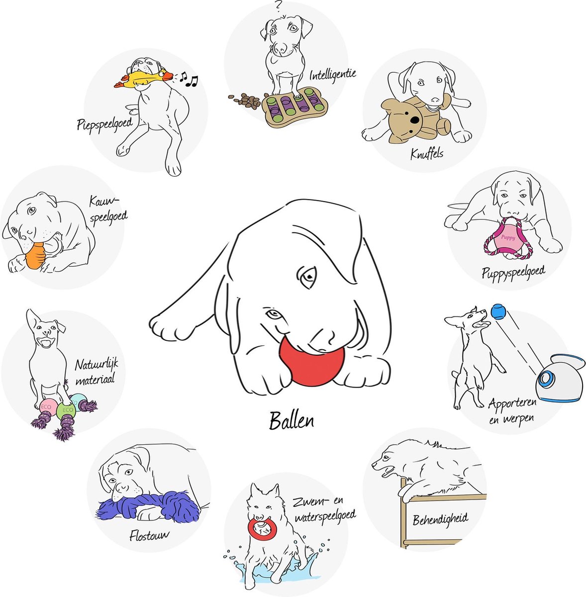 LG Beeztees Honden Speelgoed Massagebal thumbnail 3