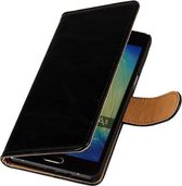 PU Leder Zwart Hoesje Samsung Galaxy A3 - Book Case Wallet Cover Hoesjes