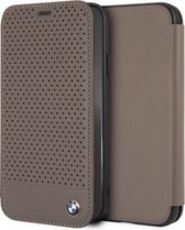 iPhone XR Bookcase hoesje - BMW - Effen Bruin - Leer