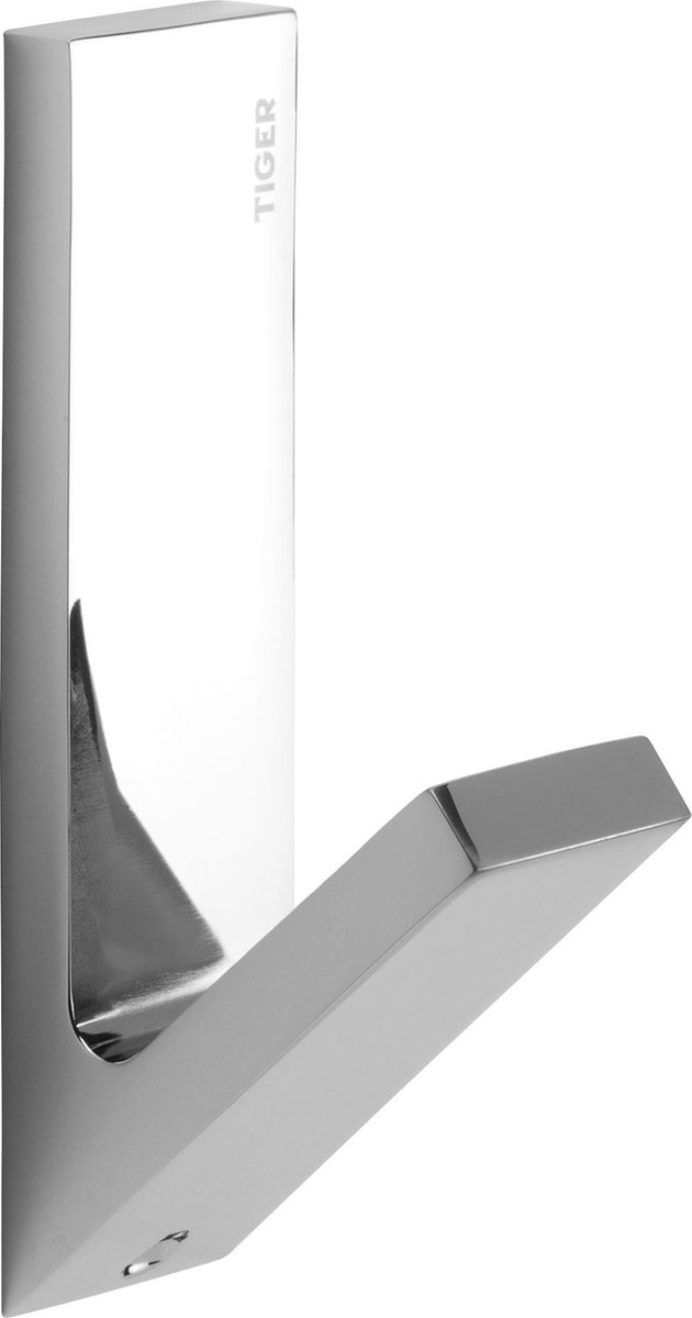 Tiger Single V - Handdoekhaak - Chroom