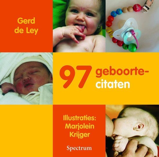 Cover van het boek '97 geboortecitaten'