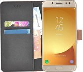 Samsung Galaxy J5 2017 Cover Wallet Bookcase effen Bruin