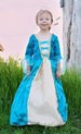 Afbeelding van het spelletje Great Pretenders - Koninginnenjurk Turquoise - (6-8 jaar)