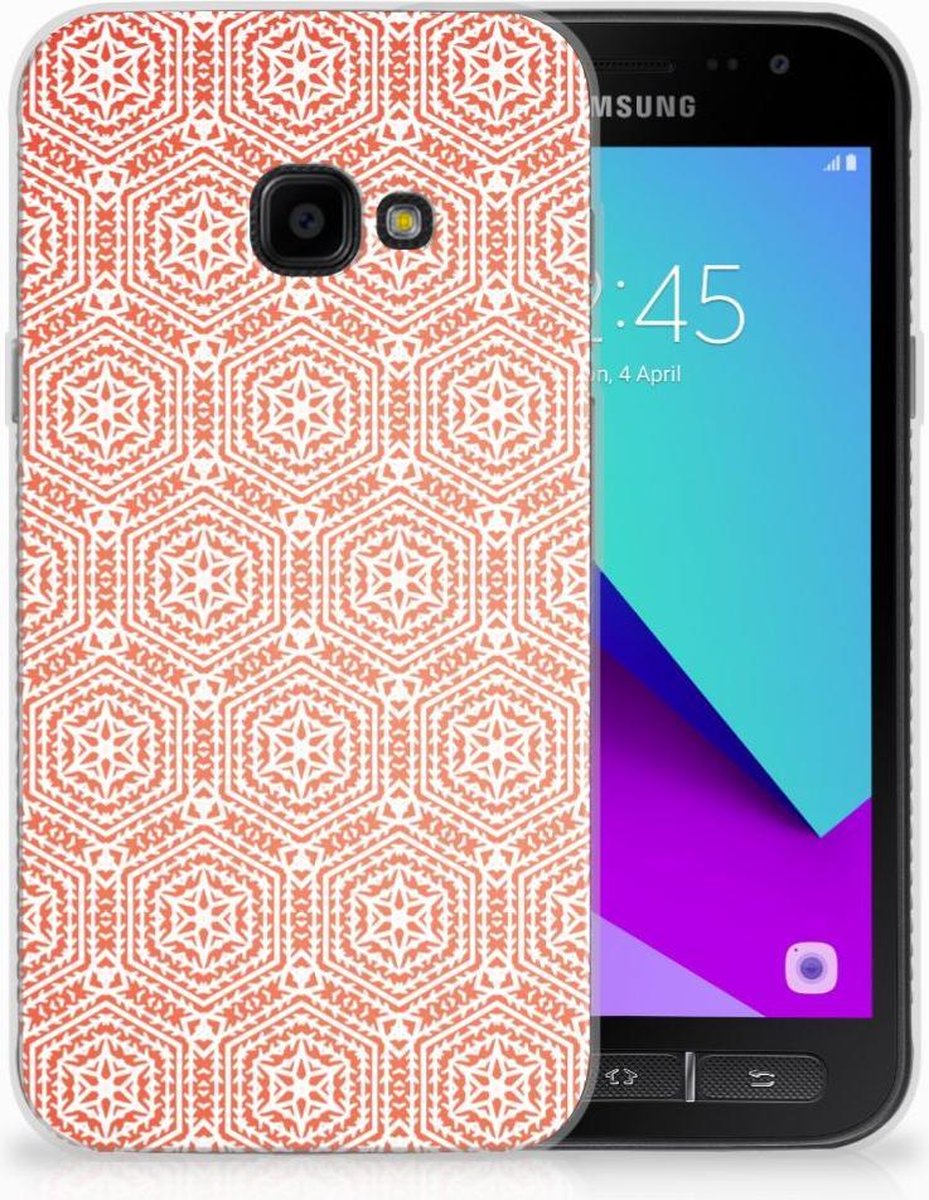 Samsung Galaxy Xcover 4 | Xcover 4s TPU bumper Pattern Orange