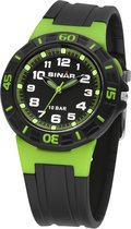 Sinar XB-20-3 Analoog Horloge 38 mm 100 meter zwart / groen
