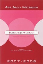 Burgerlijk wetboek 2007/2008