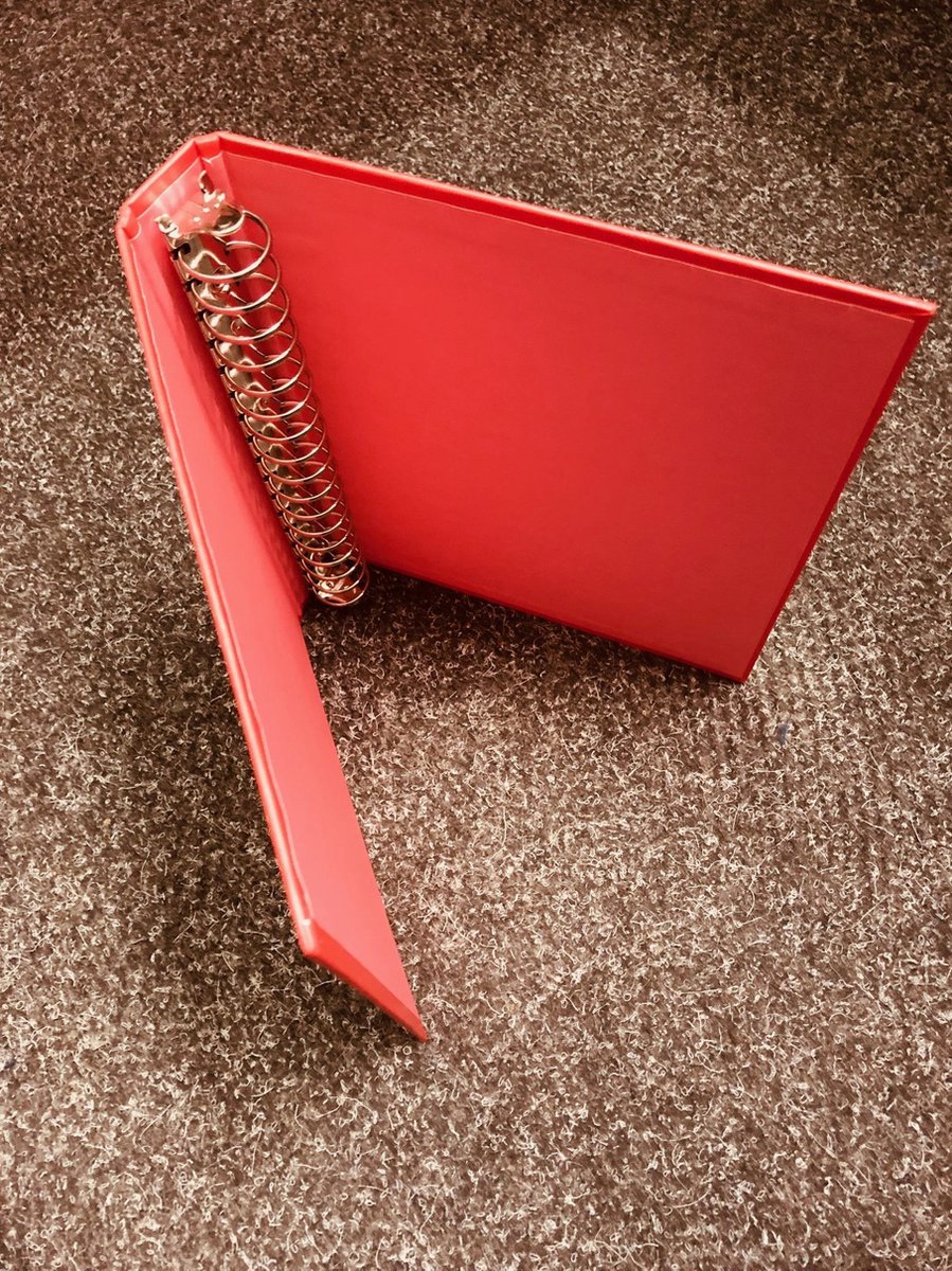 ringband Kangaro A5 17rings 19mm Omechaniek rood K2303