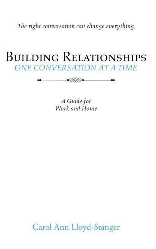 Building Relationships One Conversation at a Time - cover