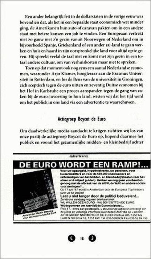 De euro-ramp treft ons allemaal